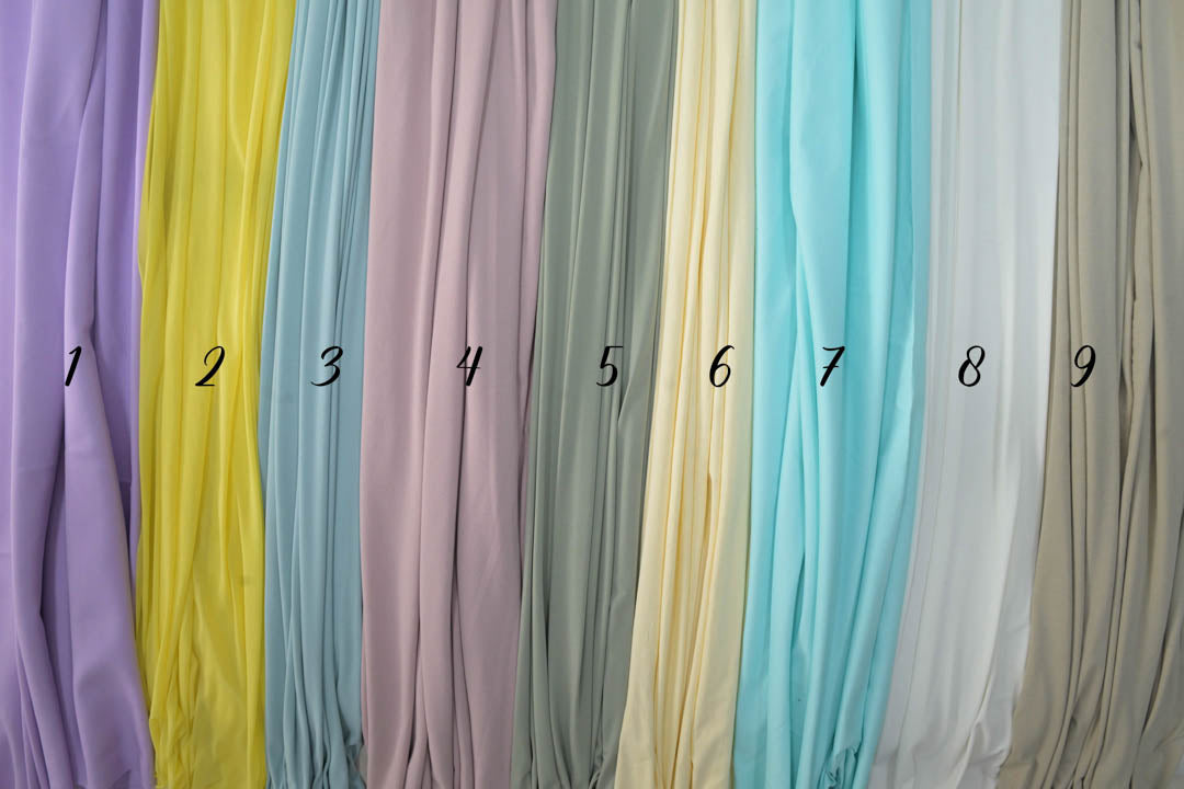 Soothing Colours Wrap Fabric for Baby Shoots